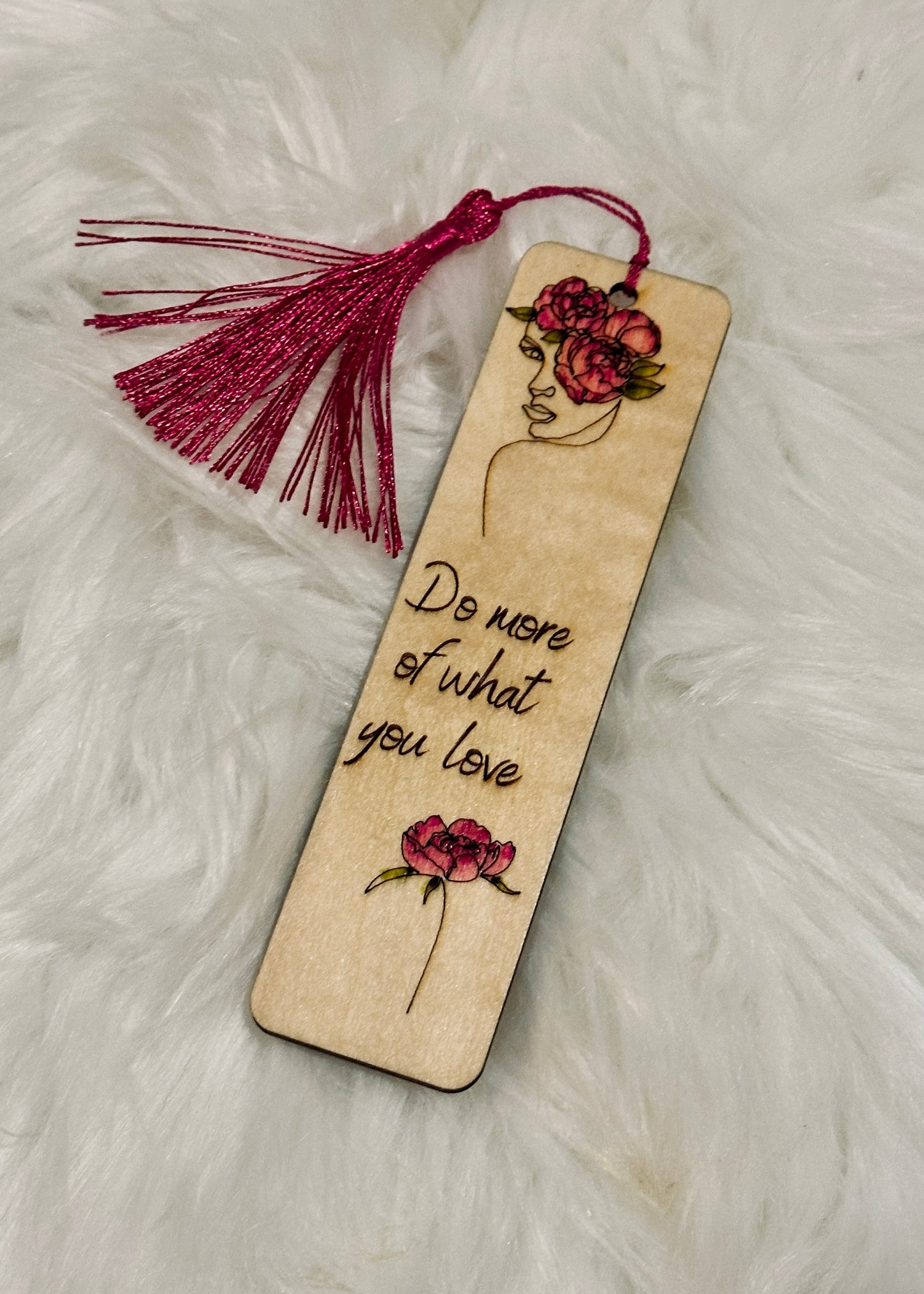 Wooden Laser-Cut Bookmark