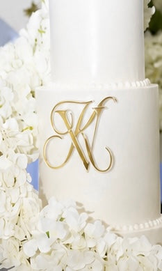 Personalized Cake Charm | Elegant Party Decor | Modern Cake Charm