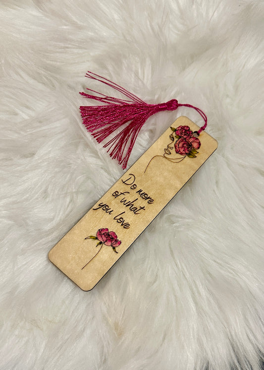 Wooden Laser-Cut Bookmark