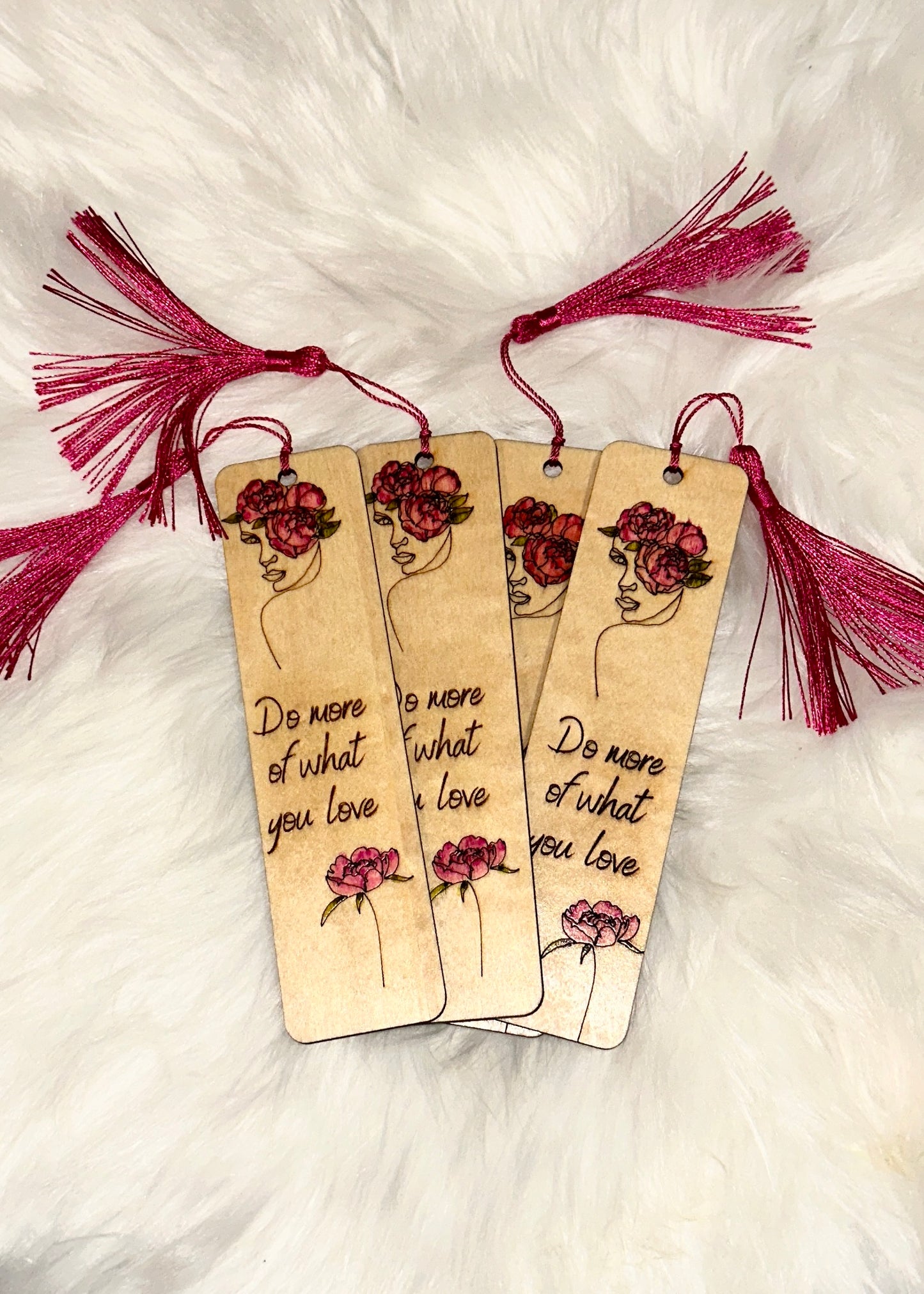 Wooden Laser-Cut Bookmark