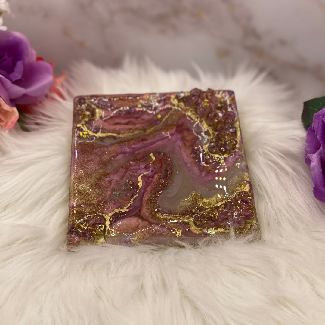 MICRO (5 X 5)  GEODE INSPIRED ARTWORK