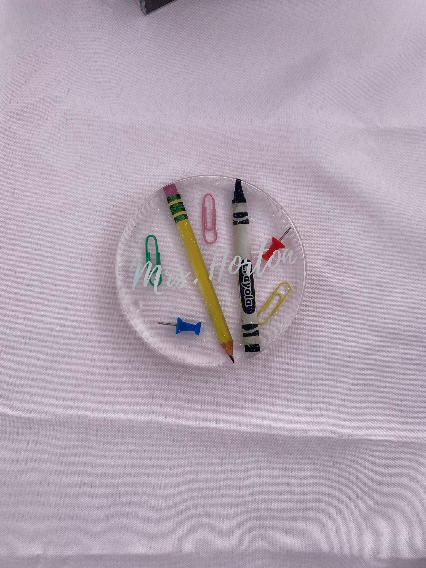 School Supply Coaster