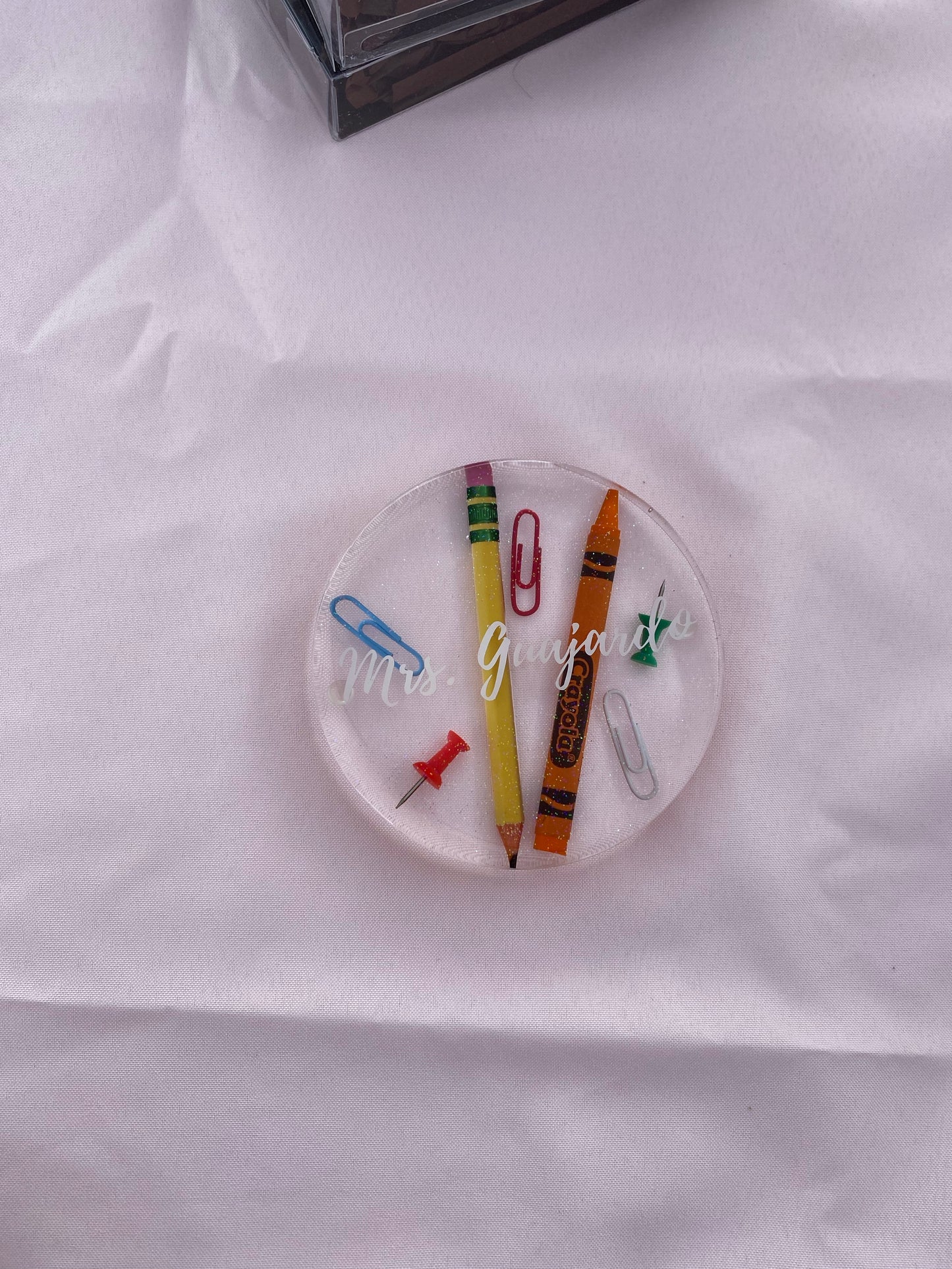 School Supply Coaster