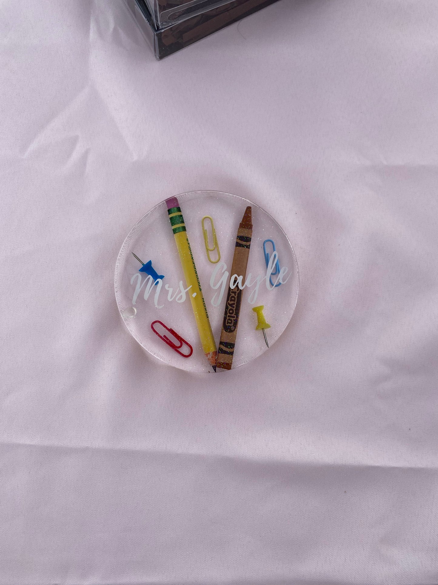 School Supply Coaster